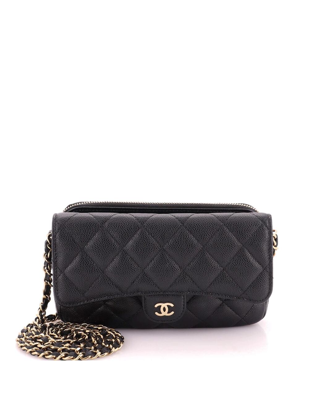Chanel Cc Flap Phone Holder With Chain #371075C40B